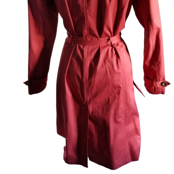 Garnet Hill Double Breasted Belted Trench Jacket - Picture 5 of 16